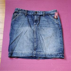 Merona jean mini skirt
